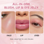 Color Changing Jelly Blush Stick pH Adaptive Cheek and Lip Tint