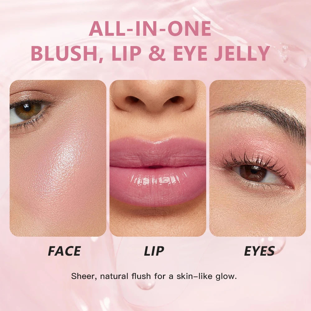 Color Changing Jelly Blush Stick pH Adaptive Cheek and Lip Tint