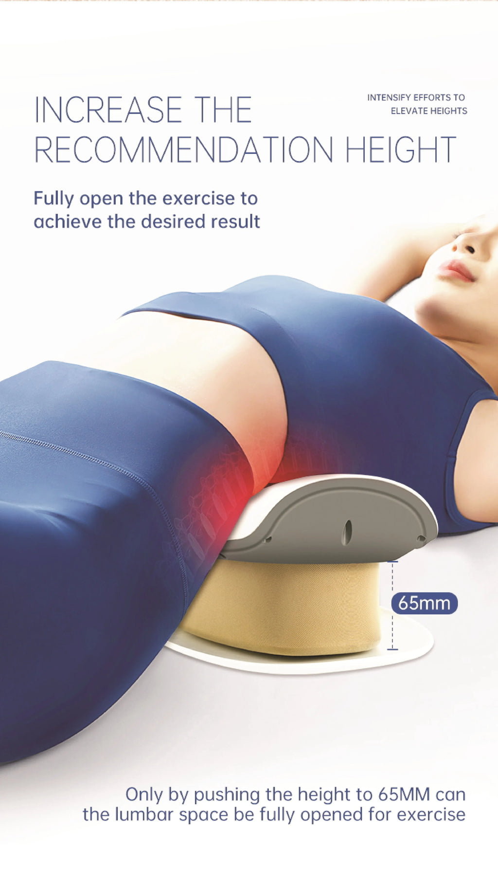 Electric Lumbar Traction Massager Back Stretcher Spine Support Device