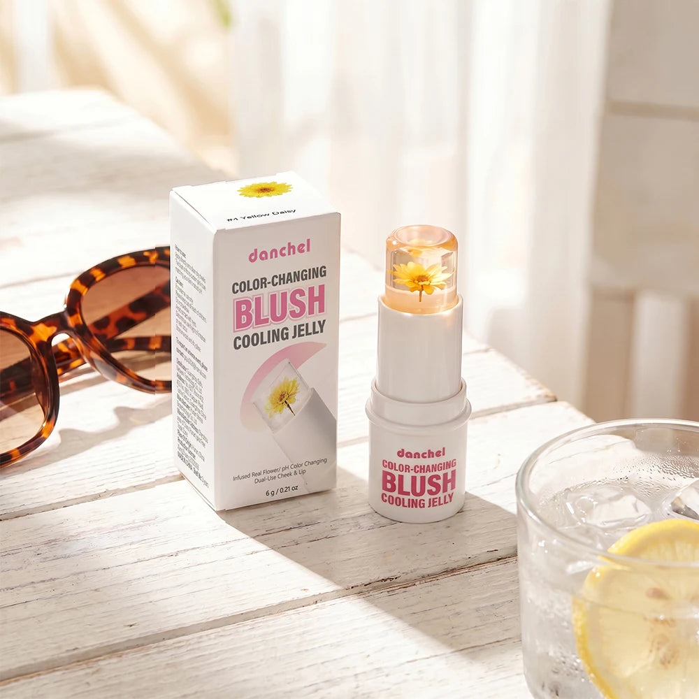 Color Changing Jelly Blush Stick pH Adaptive Cheek and Lip Tint