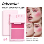 2 in 1 Cream and Powder Blush Face Blusher Makeup Palette