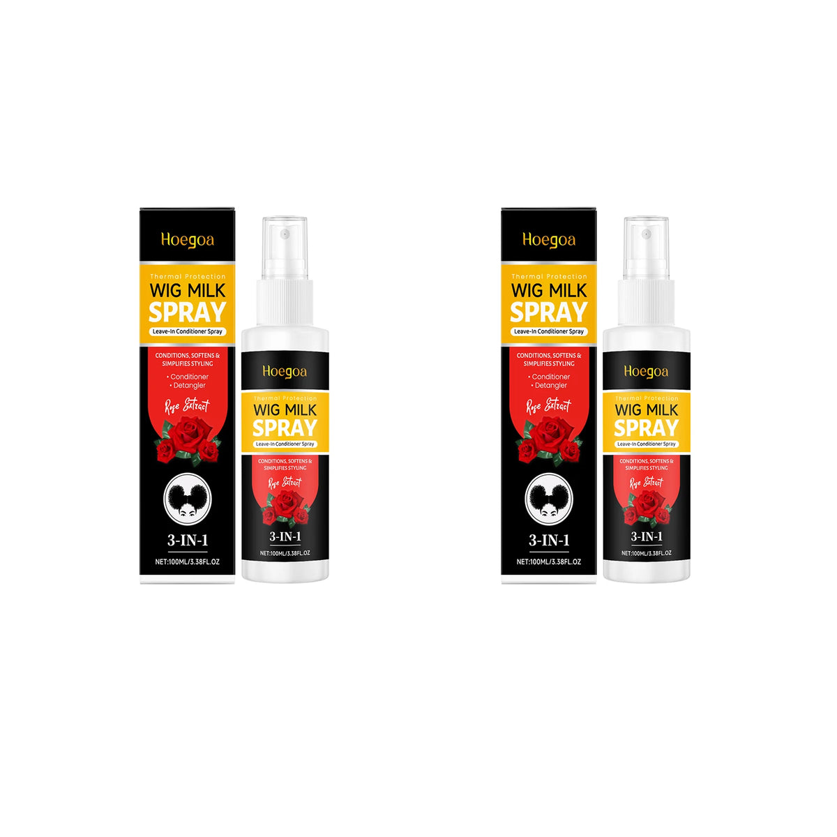 3-in-1 Wig Conditioning Spray and Hair Detangler Mist