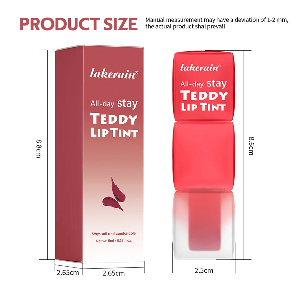 Matte Lip Tint Long Lasting Waterproof Liquid Lipstick - 16