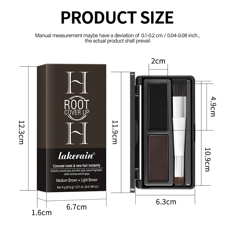 Hair Root Cover Up Powder and Hairline Shadow Concealer - 18
