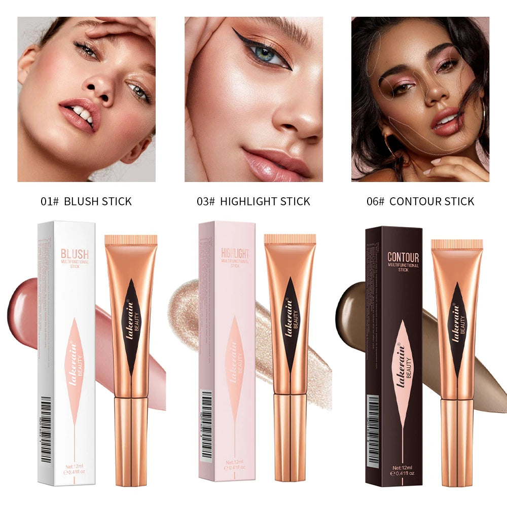 Liquid Face Contour Wand Stick Makeup Highlighter and Blusher - 30