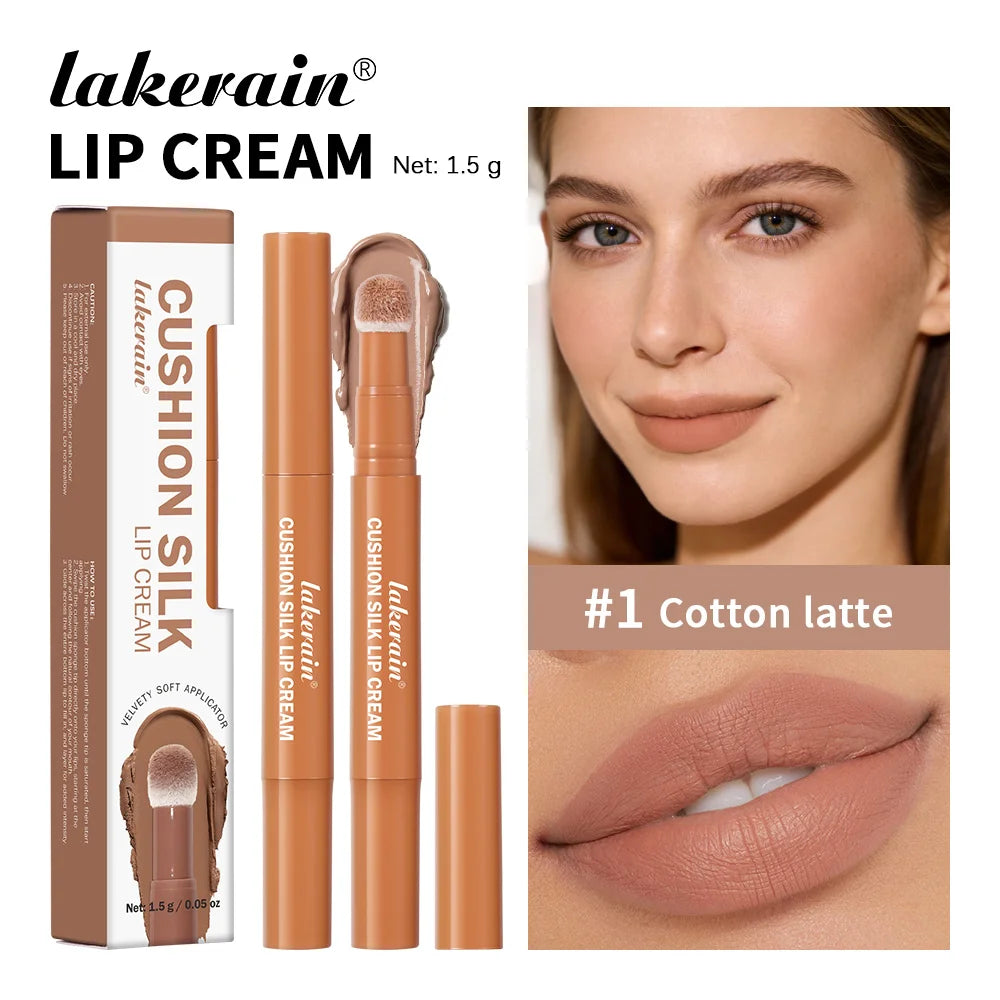 2 in 1 Lip Powder Cream and Cheek Blush Tint Waterproof Makeup