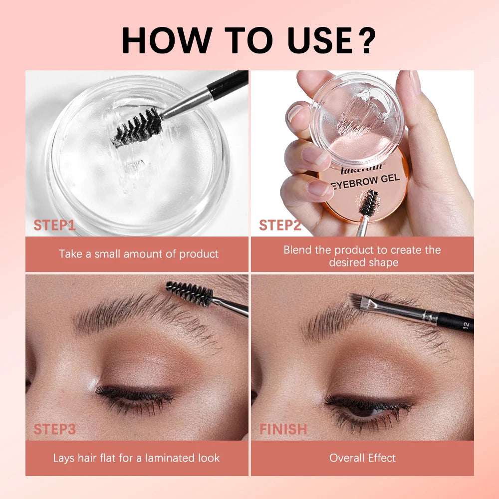 Waterproof Eyebrow Styling Gel Natural Brow Sculpting Pomade