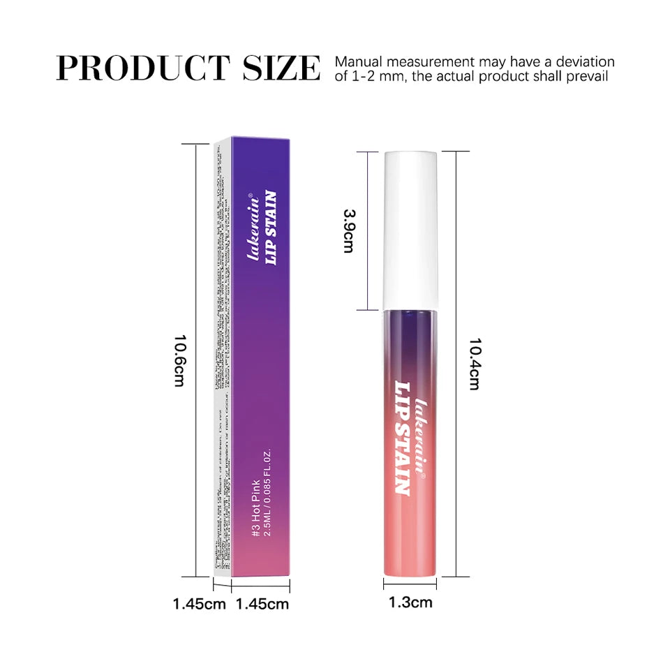 Peel Off Lip Stain Long Lasting Waterproof Lip Tint Gloss