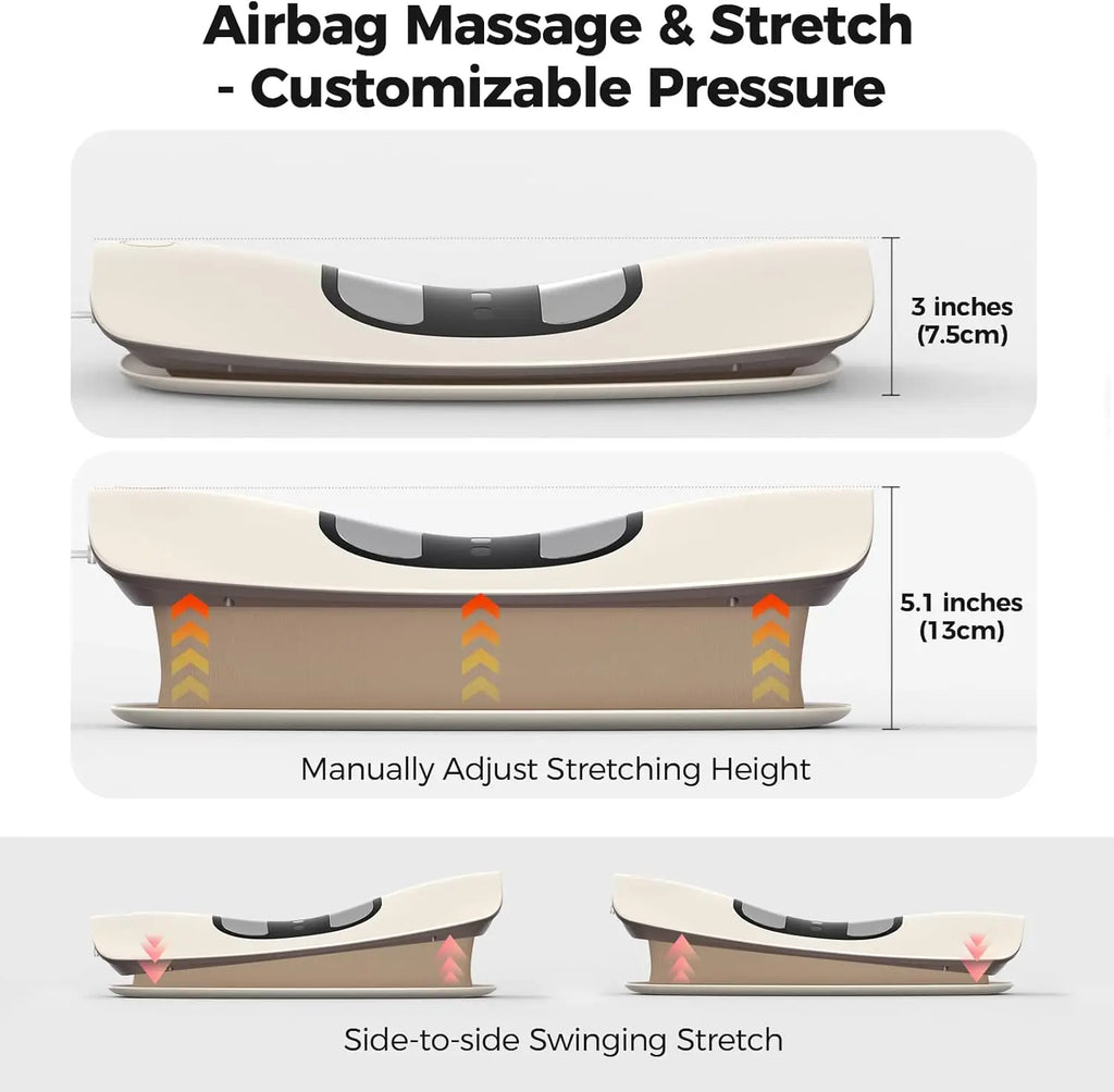 Electric Lumbar Traction Massager Back Stretcher Spine Support Device