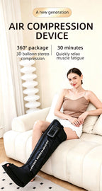 Full Leg Air Compression Massager Sequential Recovery Boot