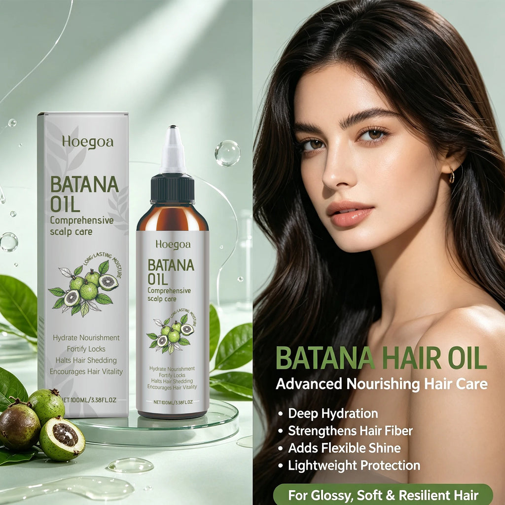 Batana Oil Hair Serum Scalp Treatment for Stronger Growth and Shine