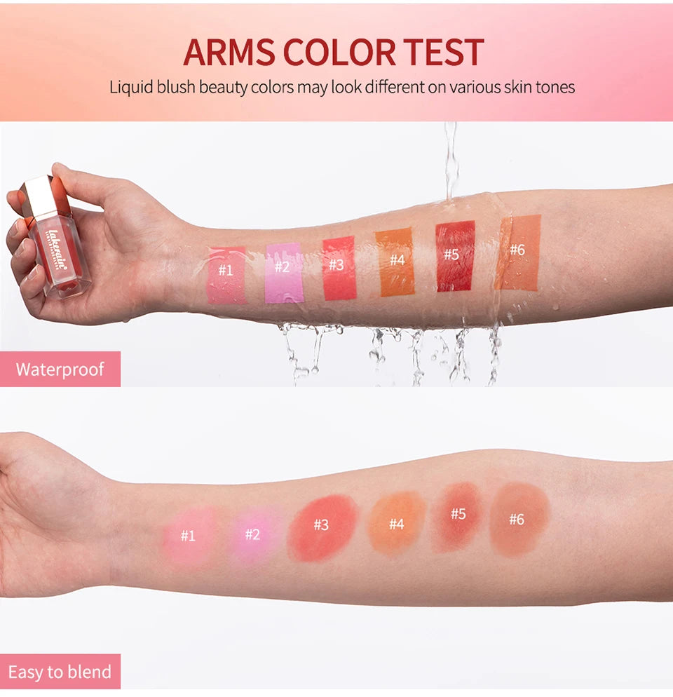 Liquid Blush Face Cheek Tint Long Lasting Matte Makeup