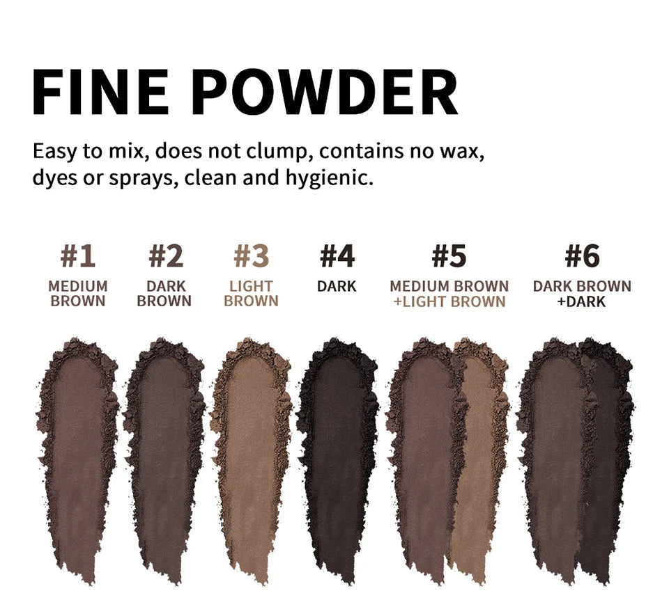 Hair Root Cover Up Powder and Hairline Shadow Concealer - 16