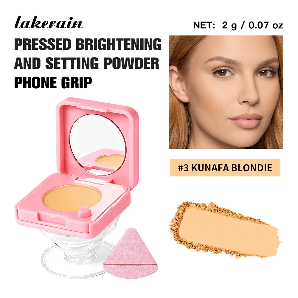 Pressed Face Powder and Setting Compact with Mirror - 23