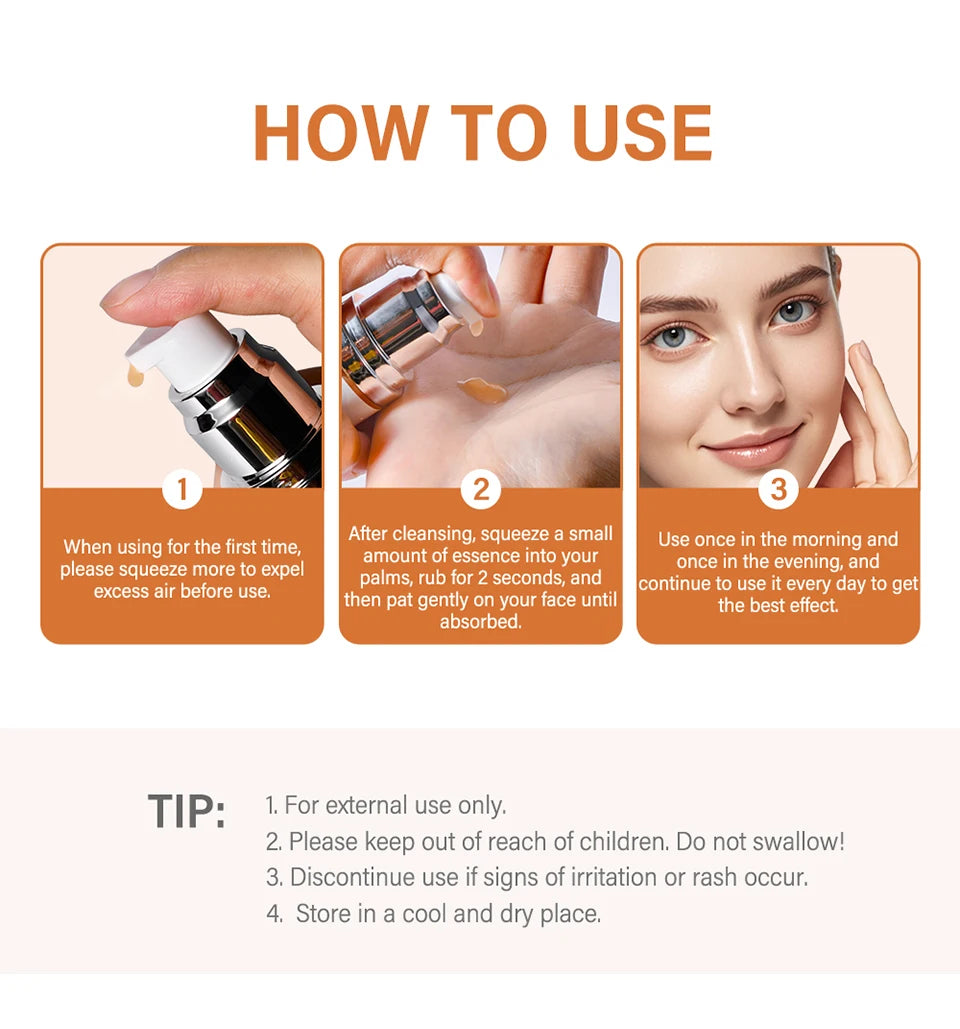 Vitamin C Face Serum Brightening Skin Care Essence