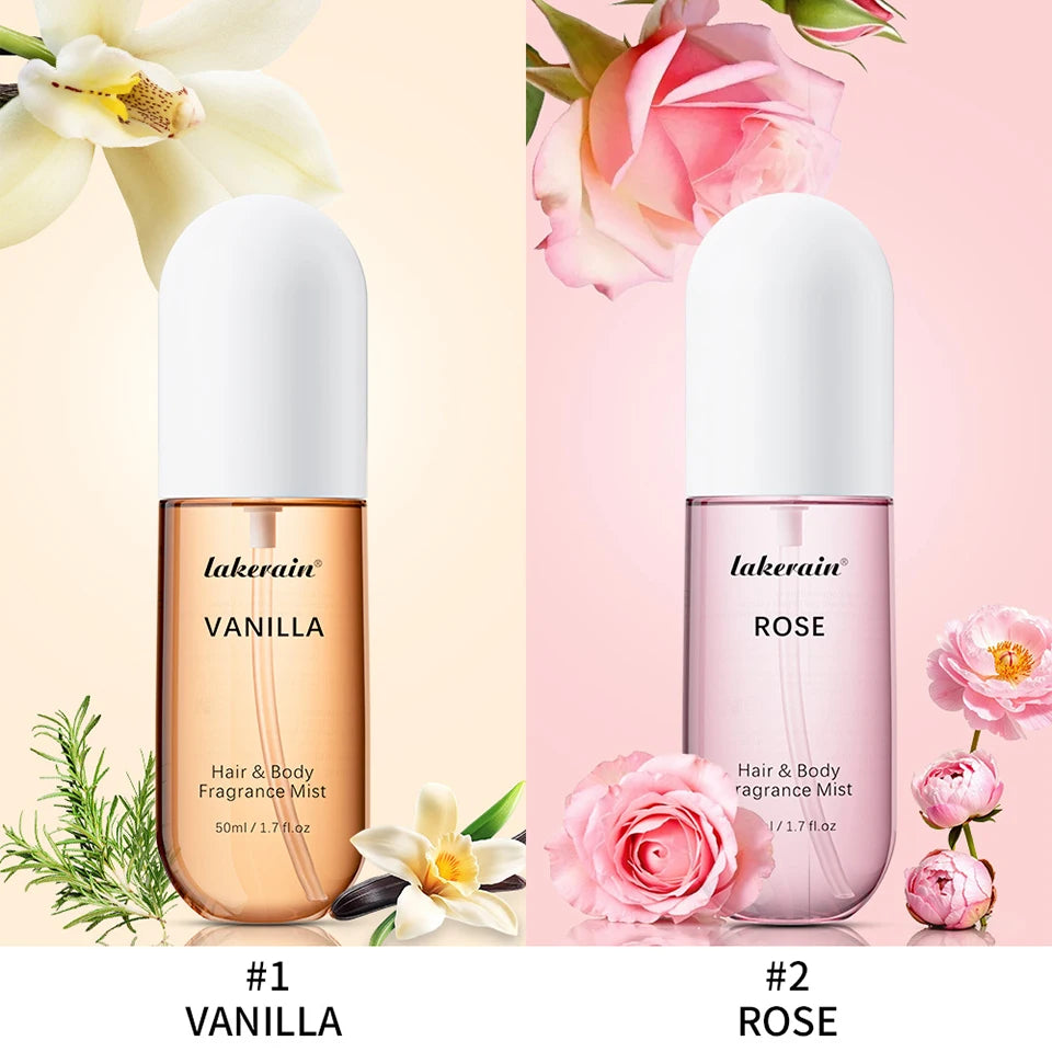 Vanilla and Rose Fragrance Mist Body Spray for Hair and Skin - 13