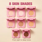 Pressed Setting Powder and Phone Grip Makeup Compact