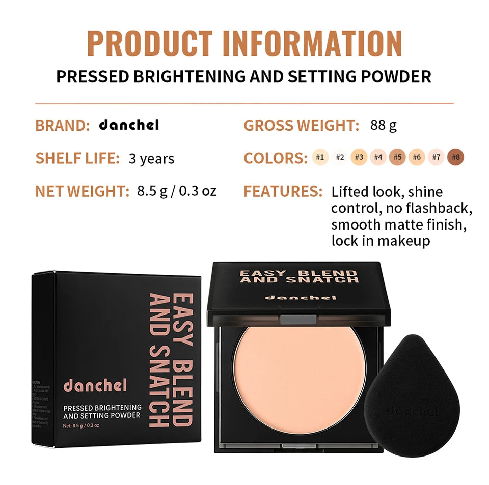 Pressed Setting Powder Matte Oil Control Face Makeup - 16
