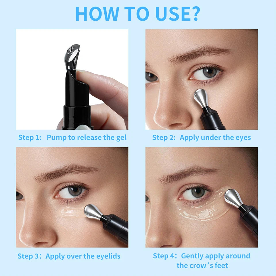 Cooling Eye Gel Hydrating Eye Serum for Dark Circles and Puffiness