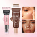 Power Primer and Glow Foundation Makeup Set Hydrating Face Cosmetics