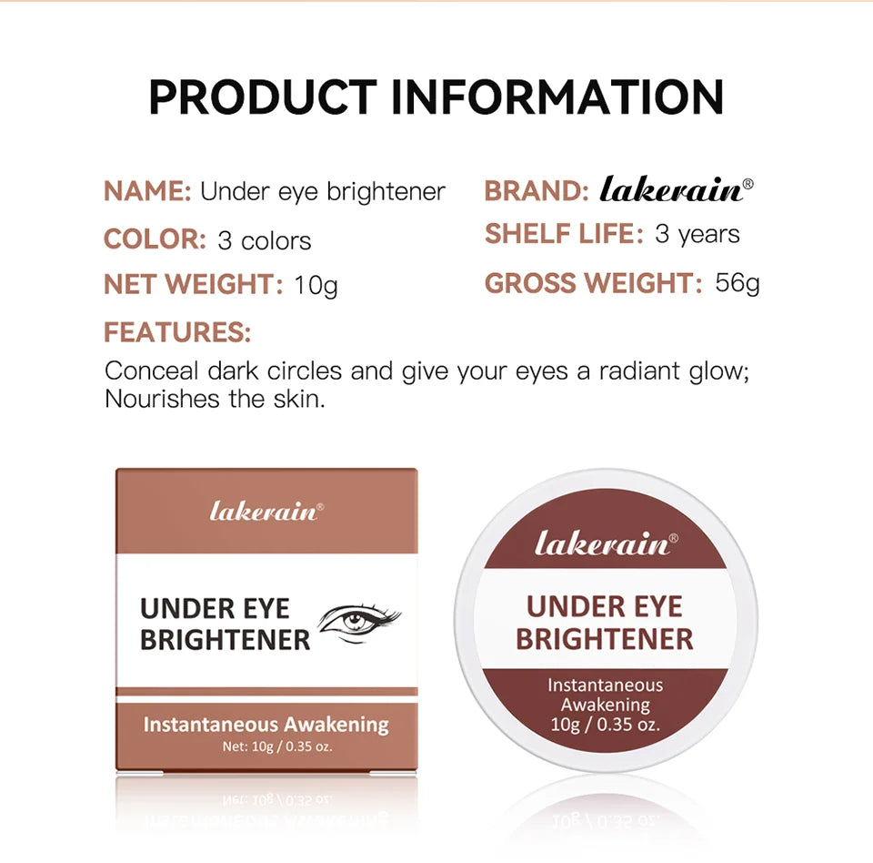Under Eye Brightener Concealer Cream Color Correcting Makeup Base - 15