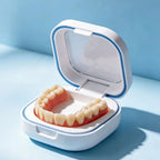 Cosmetic Smile Veneers Silicone Snap On False Teeth Upper and Lower Set