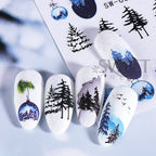 Christmas Nail Stickers Winter Nail Art Decals