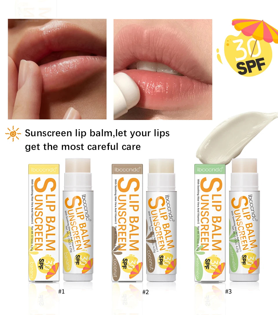 Sunscreen Lip Balm SPF30 Moisturizing UV Protection Chapstick