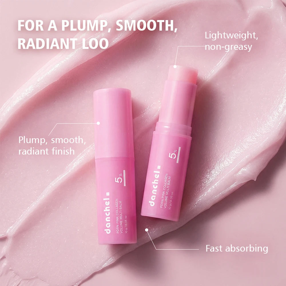 PDRN Pink Peptide Serum and Collagen Balm Set Face Hydration Treatment