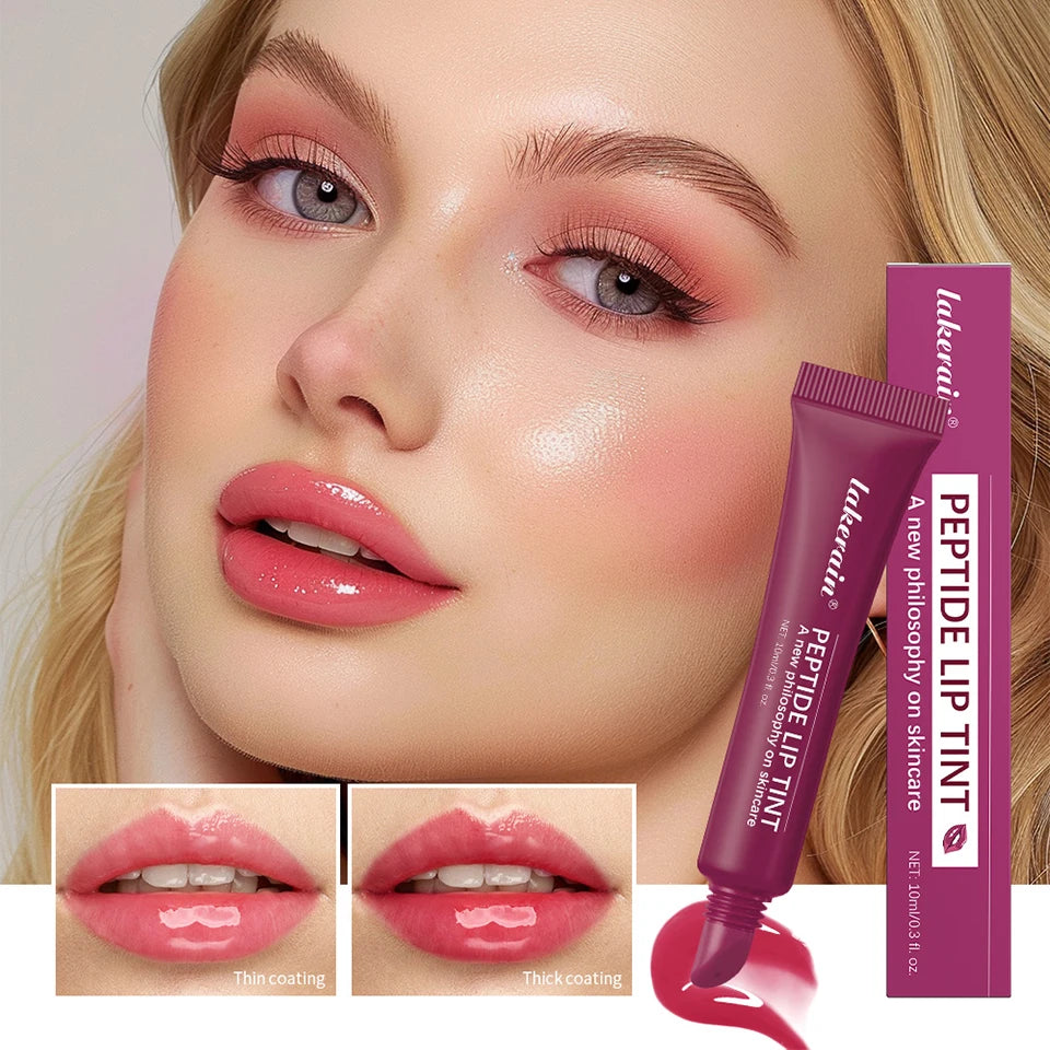 Peptide Lip Tint Moisturizing Lip Gloss Hydrating Tinted Balm