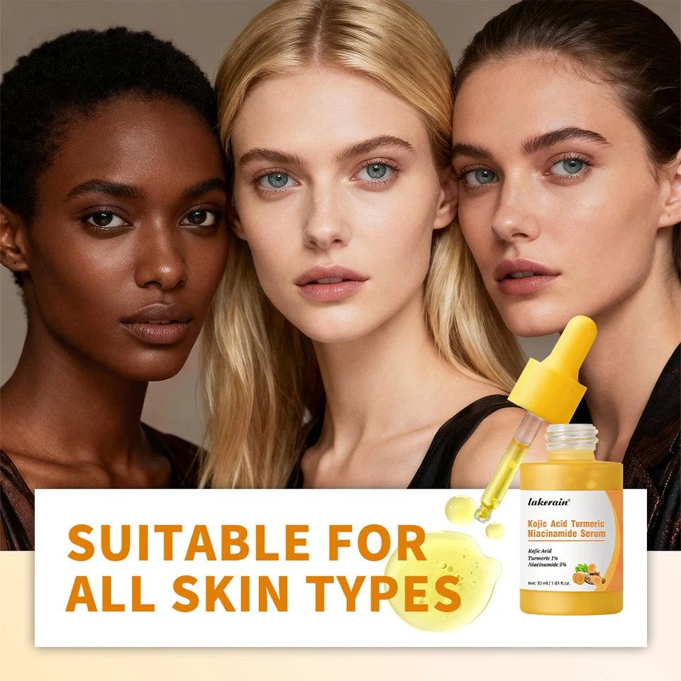 Kojic Acid Turmeric Serum Face Brightening Essence