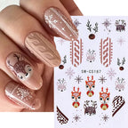 Christmas Nail Stickers Winter Nail Art Decals