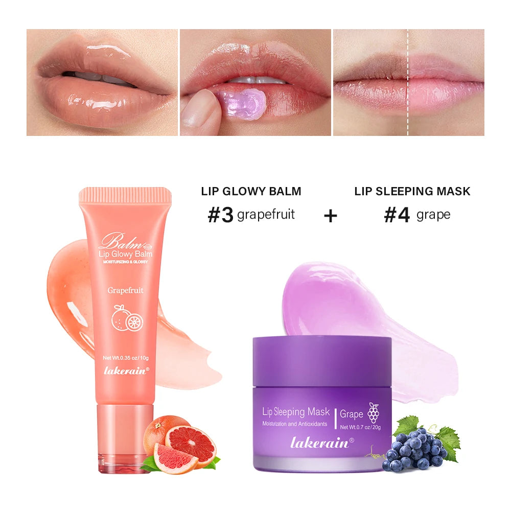 Lip Balm and Sleeping Mask Set Moisturizing Lip Care Treatment - 39