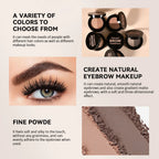 Two Color Eyebrow Powder Palette and Contour Shadow Makeup