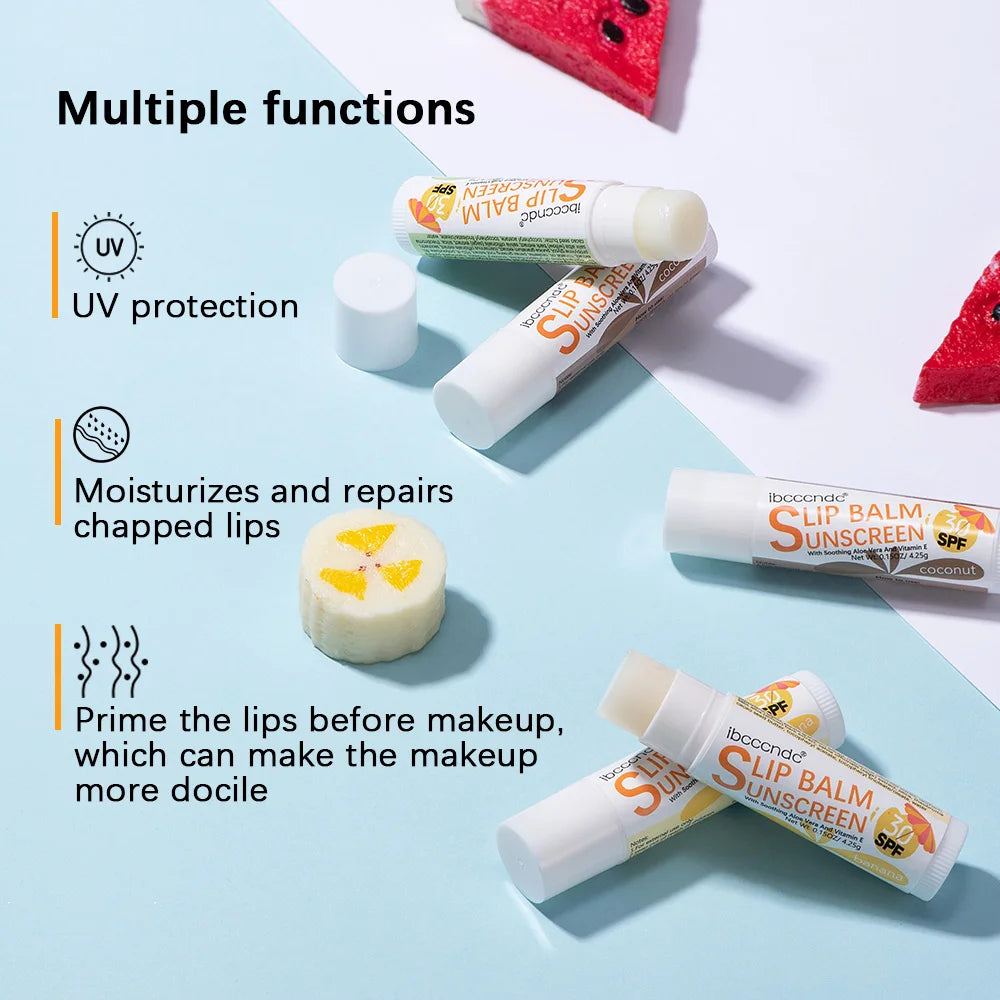 Sunscreen Lip Balm SPF30 Moisturizing UV Protection Chapstick - 5