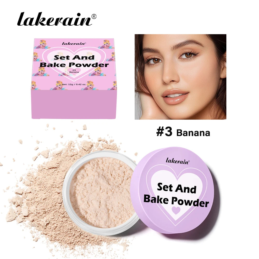 Matte Setting Powder and Face Baking Powder for Long Lasting Makeup - 1