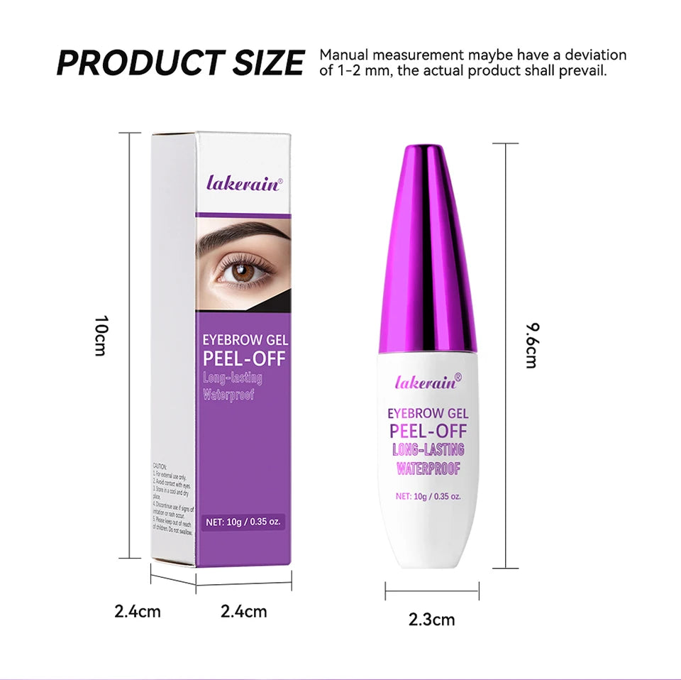 Peel Off Eyebrow Gel Long Lasting Tattoo Eyebrow Tint