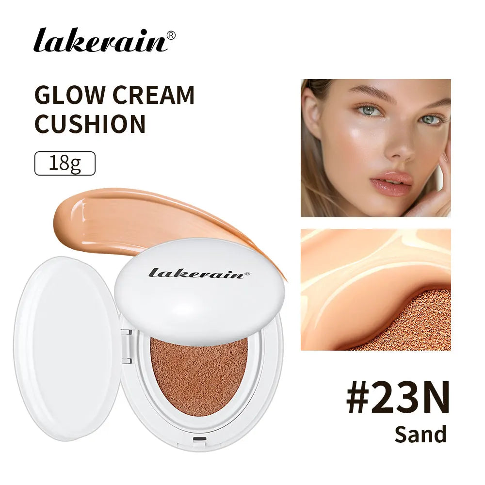 Glow Cream Cushion Foundation Dewy Luminous Face Makeup