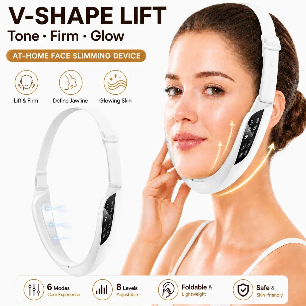 Electric V Face Lift Device EMS Facial Slimming Massager
