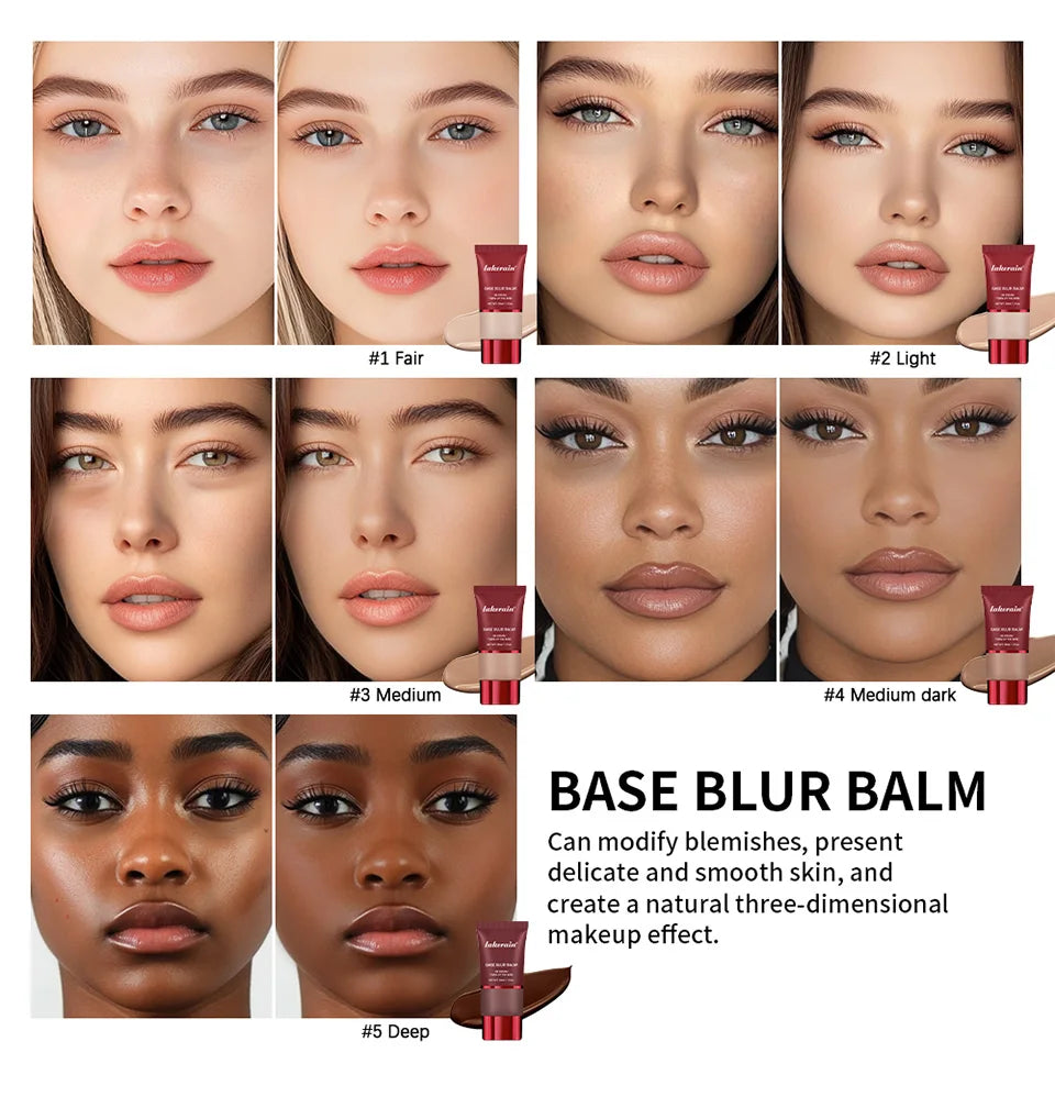 Professional Makeup Setting Kit Pore Blurring Face Base Set