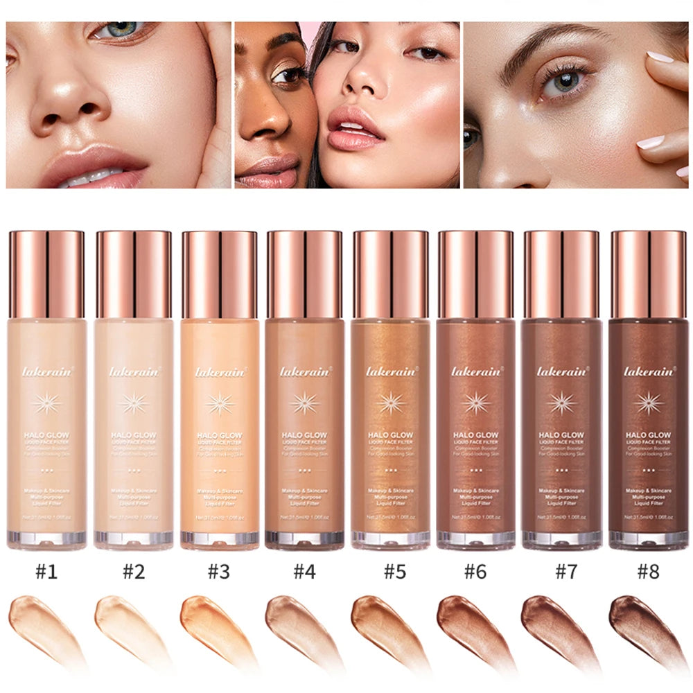 Liquid Face Highlighter Makeup Glow Boosting Illuminating Serum