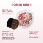 Roller Blush Spherical Powder Beads Shimmer Face Makeup Blusher