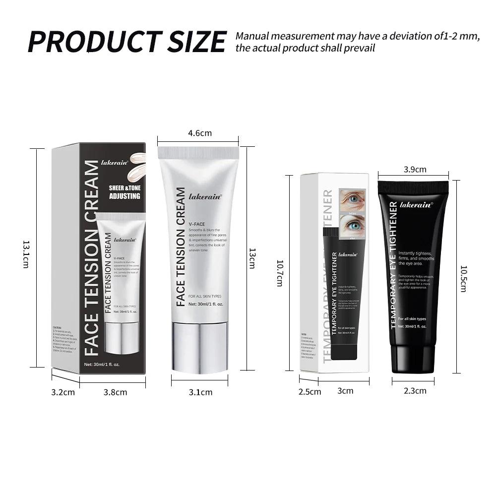 Temporary Eye Tightener Cream and Anti Aging Eye Serum