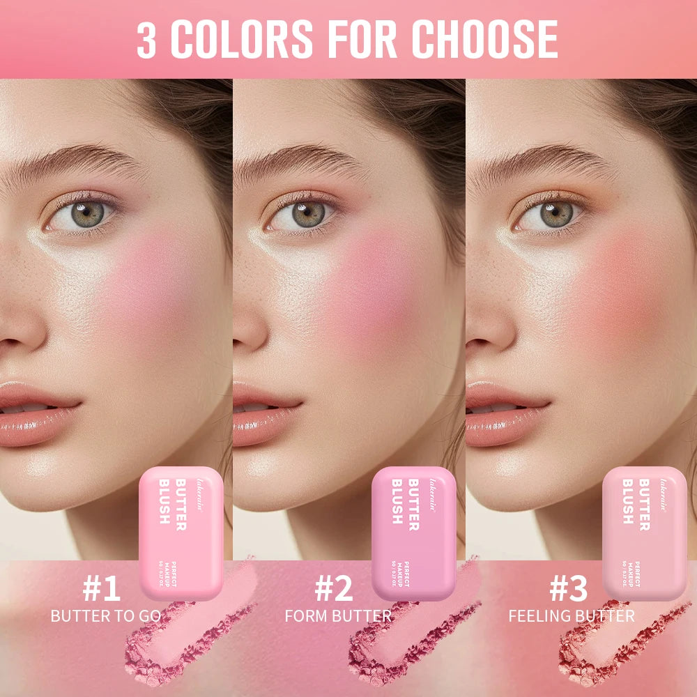 Butter Blush Palette Long Lasting Cream Cheek Makeup - 4
