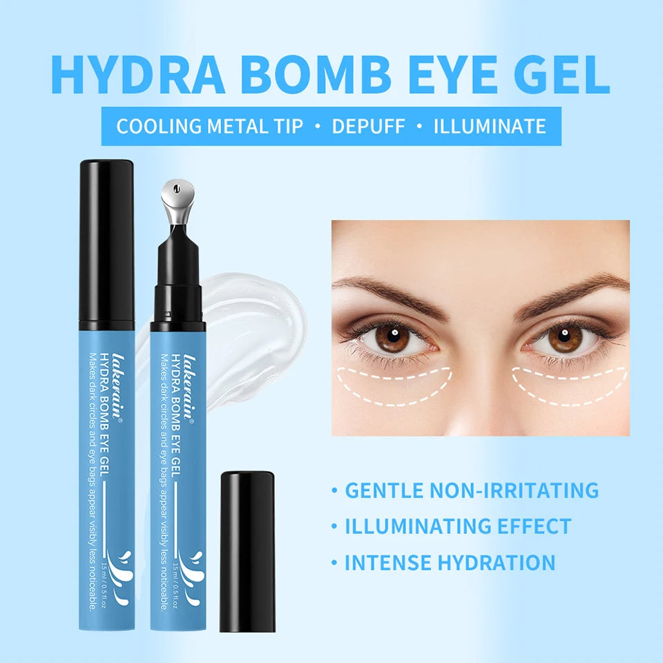 Cooling Eye Gel Hydrating Serum for Dark Circles and Puffiness