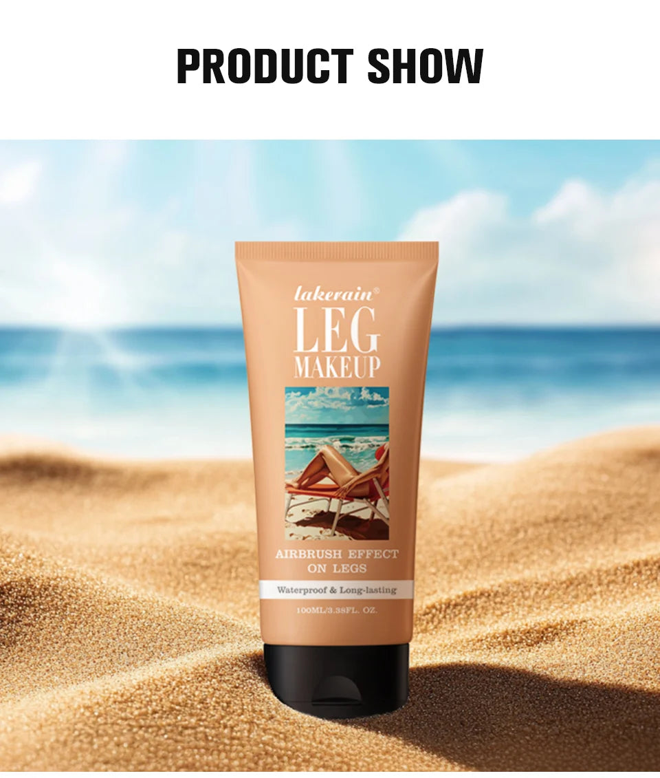 Leg Makeup Foundation Airbrush Effect Body Concealer Lotion - 15