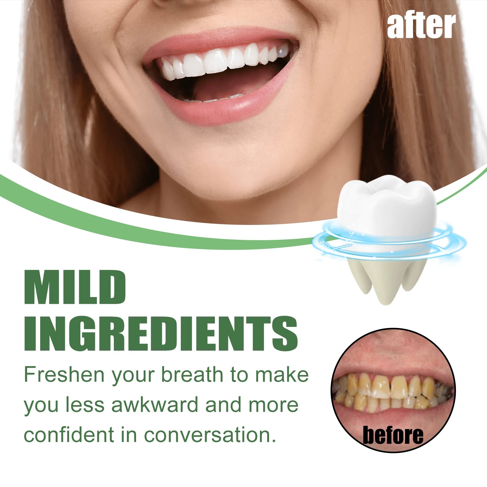 Whitening Foaming Toothpaste Teeth Cleaning Mousse - 9