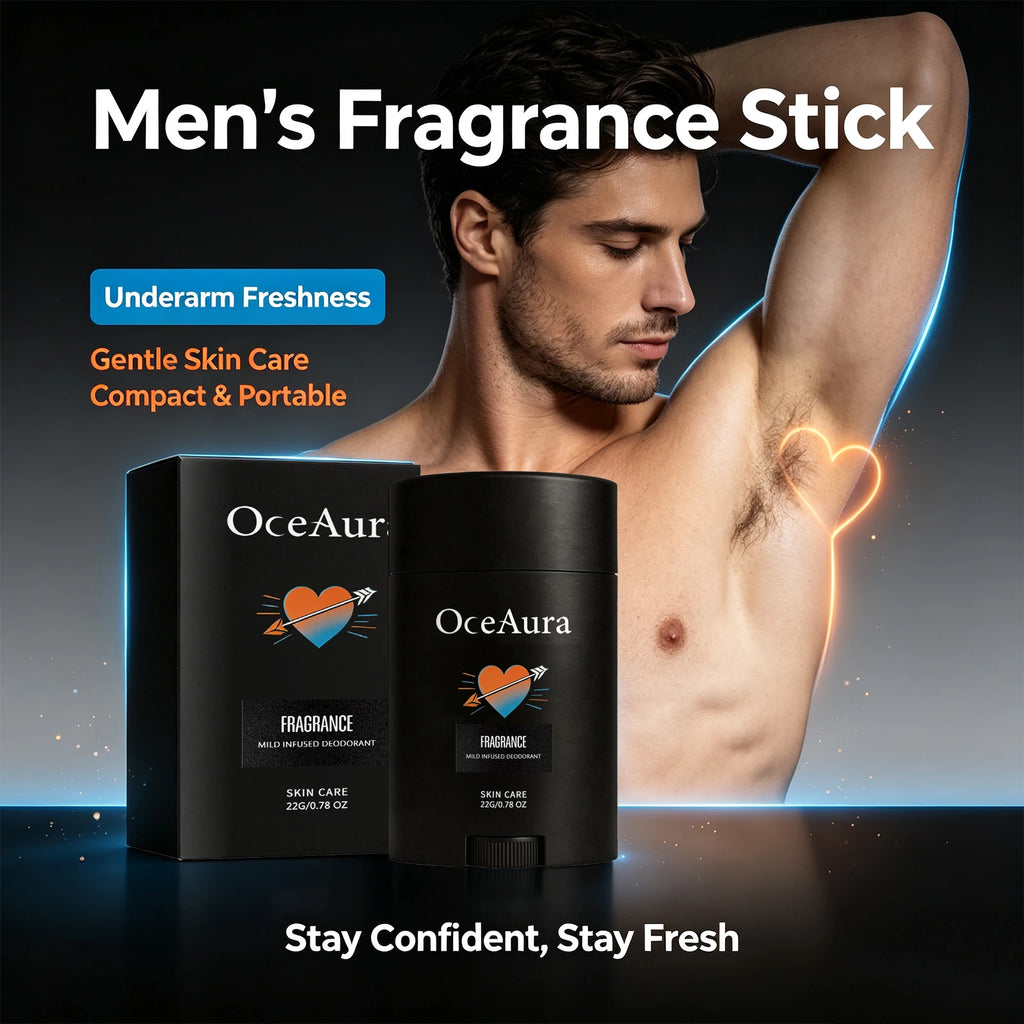 Mens Deodorant Stick Natural Underarm Antiperspirant Fresh Scent