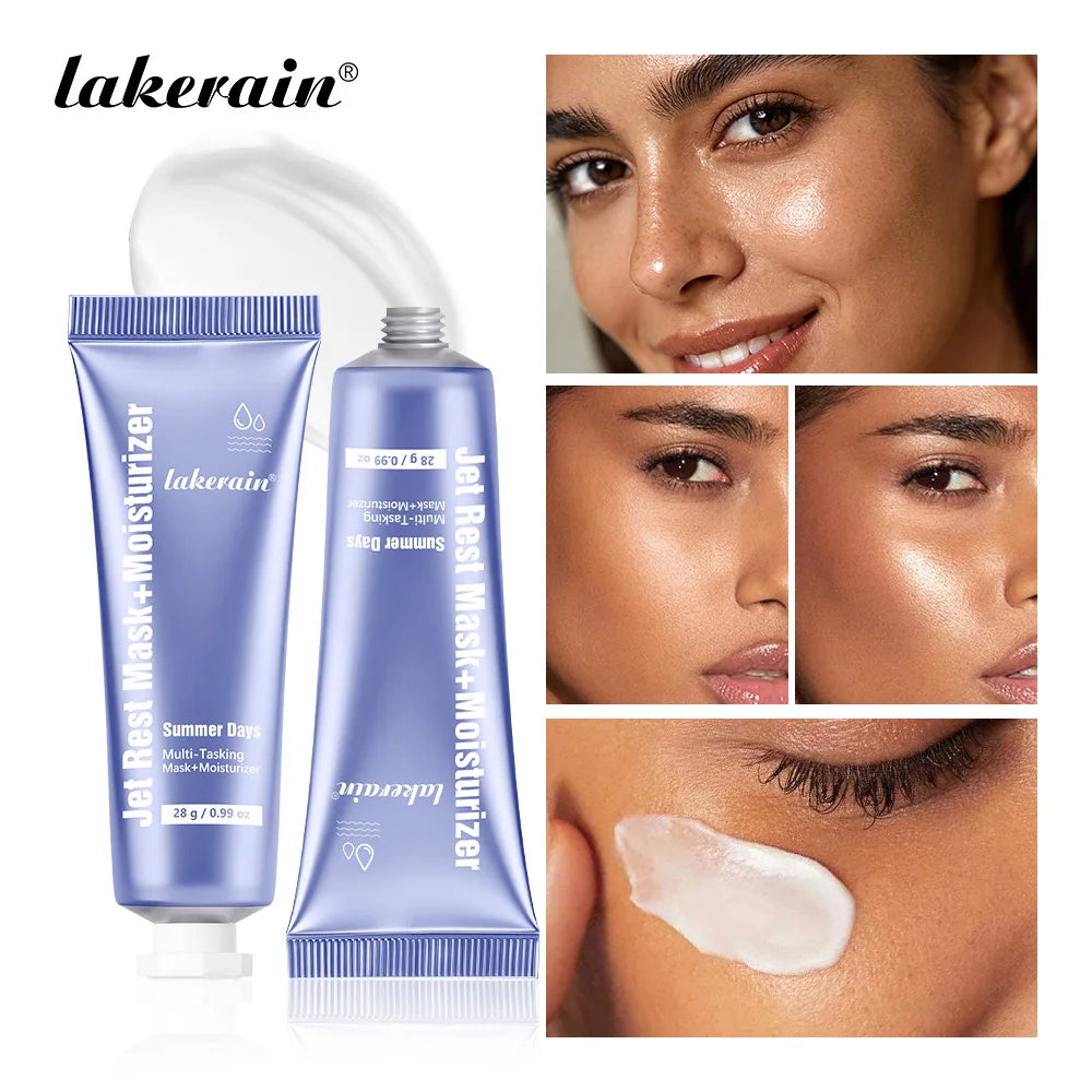2 in 1 Face Moisturizer and Hydrating Overnight Mask Skin Care Cream
