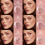 Roller Blush Spherical Powder Beads Shimmer Face Makeup Blusher